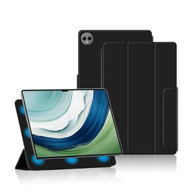 Imagem de Capa resistente compatível com Huawei MatePad Pro 13.2 capa magnética capa fina para tablet, fecho magnético fino TPU capa inteligente traseira com desligamento automático compatível com Huawei