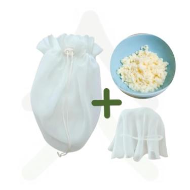 Imagem de Kefir de Leite + Coador e Tampa Voal - Kit Cultivo com Assessoria