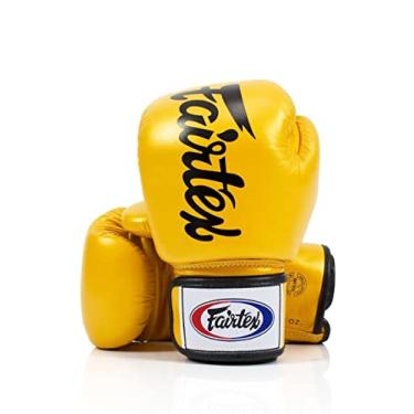 Imagem de Fairtex BGV19 Deluxe Tight-Fit Gloves (Gold, 14 oz)
