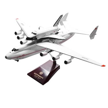 Imagem de ARCADORA 1:200 Scale An-225 ANTONOV Carrying with Spaceshuttle BURAN Resin Aircraft Diecast Model for Collection