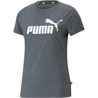 Imagem de Camiseta Puma ESS Logo Feminina Azul