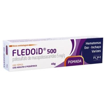 Imagem de Fledoid 500 (Polissulfato de Mucopolissacarídeo) 5mg/g uso dermatológico 40g FQM