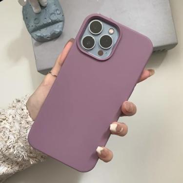 Imagem de Capa de telefone de silicone líquido roxo escuro para iPhone 15 Pro Max 14 13 12 11 Pro Max XR XS X 15ProMax Capa protetora completa, groselha preta, para iPhone 14