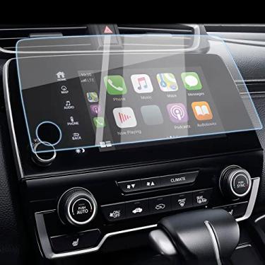 Imagem de BJSIA Protetor de tela HD de vidro temperado compatível com Hnoda CRV EX EX-L Touring 7 polegadas, protetor de tela sensível ao toque de controle central de 2017-2022, protetor de tela de navegação de carro, acessórios de carro.