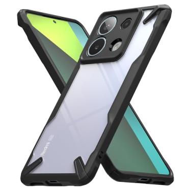 Imagem de Ringke Fusion-X [recortes precisos para lentes de câmera] Capa compatível com Xiaomi Redmi Note 13 Pro 5G e projetada para Poco X6 5G, capa protetora à prova de choque traseira rígida transparente -