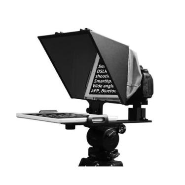 Imagem de FEELWORLD TP13A Teleprompter grande angular suporta até 11 polegadas Smartphone/Tablet Prompting Smartphone DSLR Gravação Flexível Design Telescópico Simplificado Colocação Aplicativo Controle Remoto