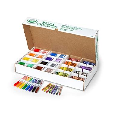 Imagem de Crayola Bulk Markers and Crayons, 256 Count Classpack
