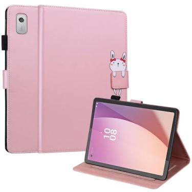 Imagem de Capa para Lenovo Tab M9 2023 fofo gato panda pintado macio TPU magnético capa para tablet Funda Lenovo Tab M9 TB310FU capa infantil (ouro rosa, para Tab M9 TB-310FU)