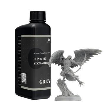 Imagem de Chitu Systems Conjure Standard 8K Resin Resina para impressora 3D, 1 kg de resina de fotopolímero padrão de cura rápida de 405 nm para impressão 3D em LCD (Cinza ardósia 1000g)