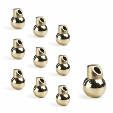 Imagem de DCYCBTH 10 peças M6 15 mm Bocais de refrigeração de esfera de latão trava de parafuso para tornos CNC, fresadoras, máquinas-ferramentas, máquinas de dobra de pedra e máquinas de entalhar joias bocais