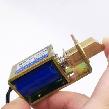 Imagem de Fechadura Magnética Porta Armario Trava Eletroímã Dc 12v