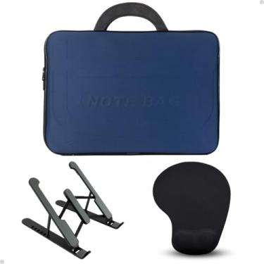 Imagem de Capa Notebook Dell Samsung Suporte Apoio Mouse Pad Acessórios Notebook (Azul Marinho, 14,1")