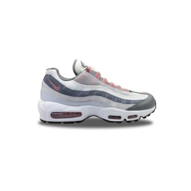 Imagem de Nike Air Max 95 Masculino, Cinza/Vermelho Stardust, 8
