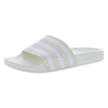 Imagem de adidas Adilette Slide feminino, Wonder White/Cloud White/Off White, 35