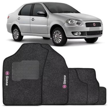 Imagem de Tapete Automotivo Carpete Forração Fiat Siena 2015 - Tapecars