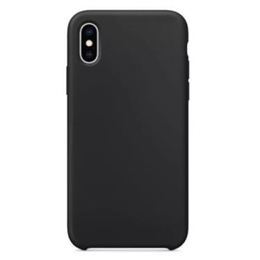 Imagem de Capa Capinha Para iPhone Xr Preto Aveludada
