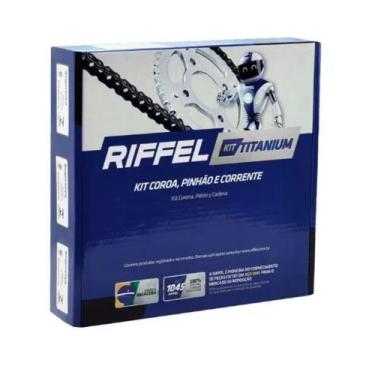 Imagem de Kit transmissão riffel bros nxr 160 xre 190  428x128 48x16, 428X128