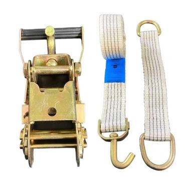 Imagem de Catraca Amarracao. 50Mm 3ton 3 Metros Kit Guincho Plataforma 3pc Branc