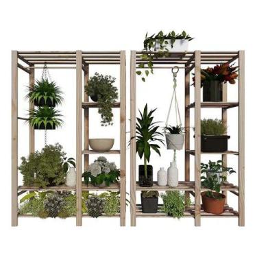 Imagem de Combo Estantes Planos Grupo Arranjos Verticais Plantas - Technox