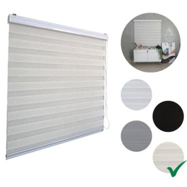 Imagem de Persiana Double Vision Sunny 140larg x 160alt (com bandô) - Top Flex, 