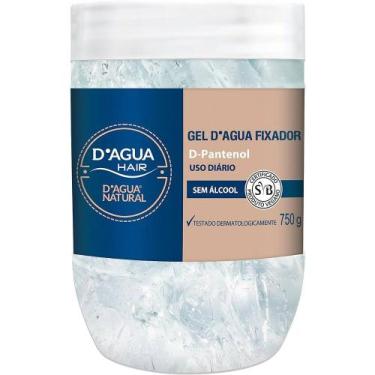 Imagem de Gel d'água fixador para uso diário 750g dágua natural - D'Água Natural