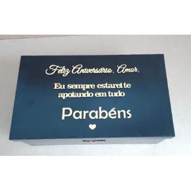 Imagem de Caixa Personalizada - Parabéns - Aniversário - Leidi Ateliê