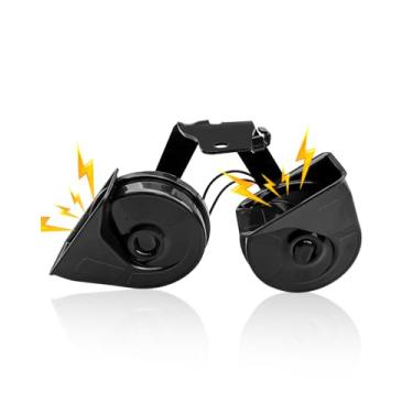 Imagem de BOQNZN Substituição de buzina com suporte para Ford F-250 F-350 Super Duty 2017-2022, substituição de montagem de buzina dupla HC3Z-13832-G