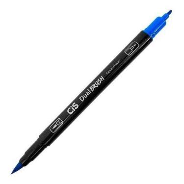 Imagem de Marcador CiS Dual Brush Aquarelável Azul Royal