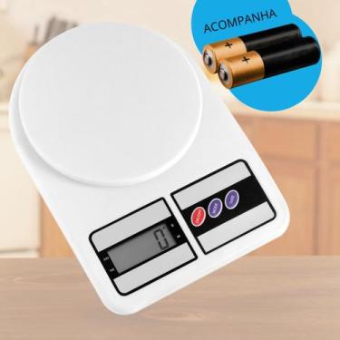 Imagem de Balança Digital De Precisão Cozinha 10kg Nutrição e Dieta - 123util