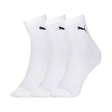 Imagem de Kit Meia Puma Cano Médio Esportiva 3 Pares 39/43, Sortidas