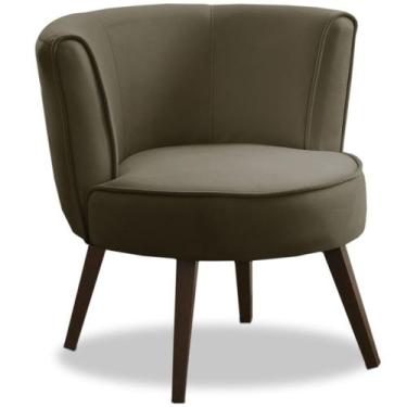 Imagem de Poltrona para Sala e Escritório Decorativa Lara - Konfort, Veludo Cast