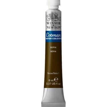Imagem de Aquarela Winsor & Newton Cotman 8ml 609 Sepia - winsor newton