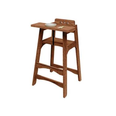 Imagem de Cadeira Alimentação Madeira Bebê Kids E Infantil Restaurante - Alto Pa