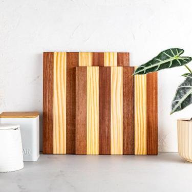 Imagem de Kit 2 Tabua Frios 35cm e 30cm Madeira Pinus Cozinha - Móveis C.