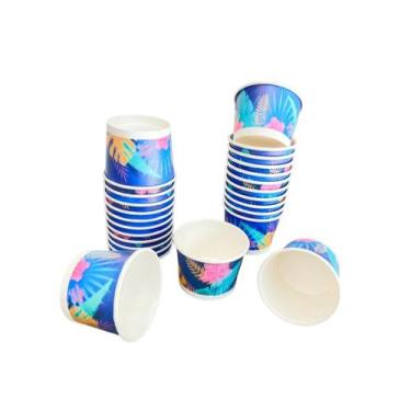 Imagem de Pote de papel modelos variados 240 ml biodegradavel 100 unid - Braspel