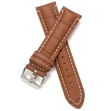 Imagem de Pulseira Relógio Couro para a Marca Breitling.LC20 - Alfa, Marrom Hava