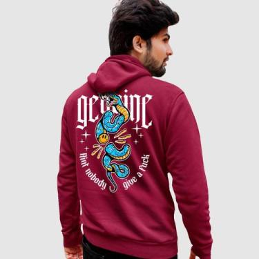 Imagem de Blusa Moletom Genuine Grit Masculina Estampada Algodão 30.1 Ain't Nobo