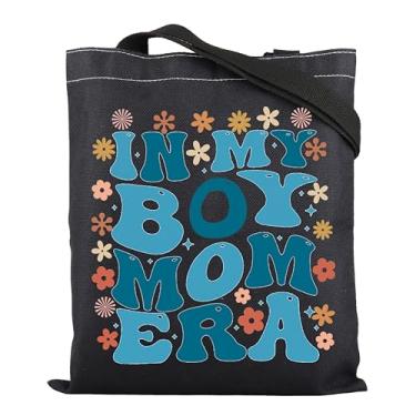 Imagem de ENSIANTH Sacola In My Boy Mom Era, menino, mãe, clube, revelação de gênero, reutilizável, presente de dia das mães, presente para a mãe, Bolsa B Bo Mom, One Size