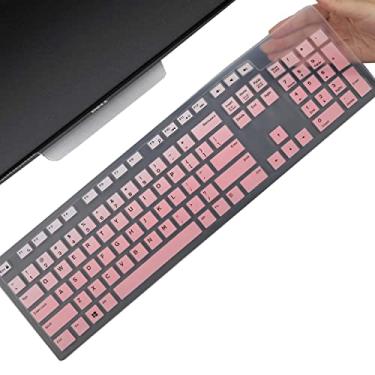 Imagem de Capa de teclado para teclado Dell KM636 KB216 KB216t KB216d KB216p com e sem fio, Dell Optiplex 5250 3050 3240 5460 7450 7050, Dell Inspiron Desktop 61.0 cm 68.6 cm 54000 54900 7700 7790 3475 3670