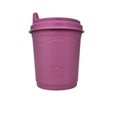 Imagem de Copo Transição Bebê Urso Rosa Infantil Introdução Alimentar - Lyor