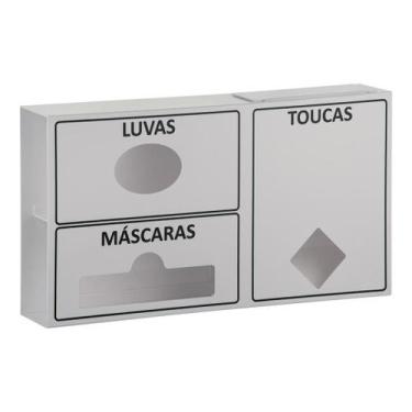 Imagem de Dispenser Epi Triplo Luva Máscara Touca Descartável Ramebel