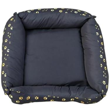 Imagem de Cama Pet Para Cachorro Ou Gato Pequeno E Médio Porte Ipermeavel e Lavável (PRETO)