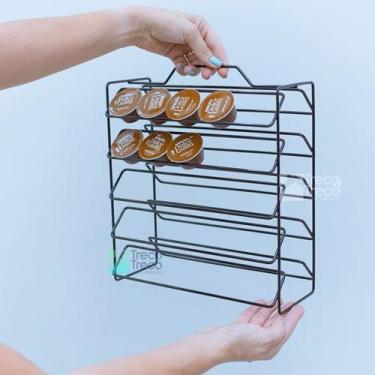 Imagem de Suporte Preto Dolce Gusto Porta 50 Cápsulas de Café Expresso - Treco a