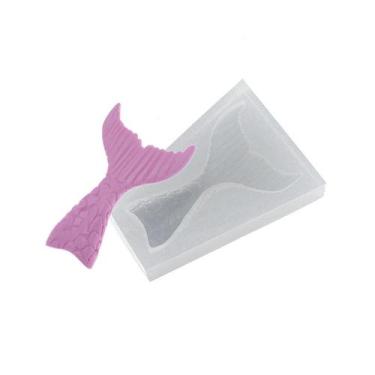 Imagem de Molde Silicone Biscuit Confeitaria Calda Sereia Compre Já - Flexarte