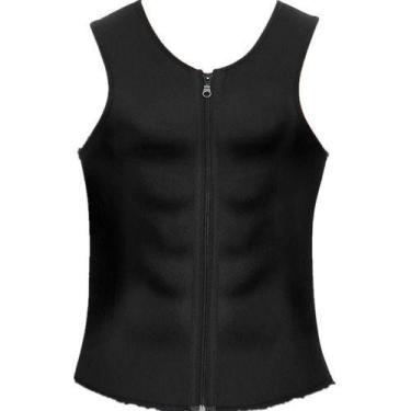 Imagem de Colete De Treino Dos Homens Suor Sauna Ginásio Tanque Fitnes - Não Inf