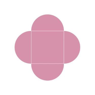 Imagem de 50 Forminha Pétala para Brigadeiro Docinho Nº4 - Curifest, Rosa