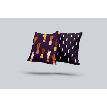 Imagem de Kit 2 Almofadas Com Enchimento  Girl Power - Core Decore