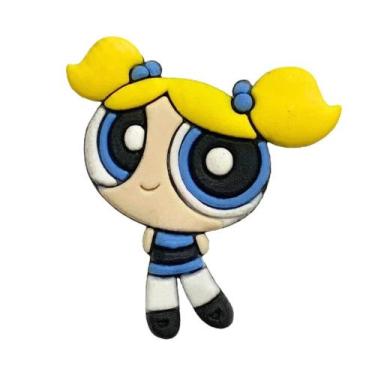 Imagem de Kit 10 Peças aplique Emborrachado Meninas Super Poderosas Lindinha - R