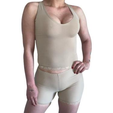 Imagem de Kit Segunda Pele Regata E Shorts P/ Usar Por Baixo Z05 - Fanáticos Por