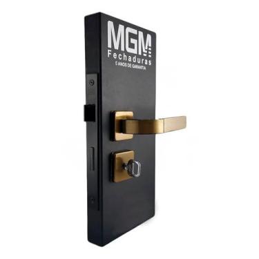 Imagem de Fechadura Porta Banheiro Roseta Wc Modena Bronze MGM